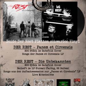 (KG-, DER) REST Doppel(spar)paket - LP (schwarz)